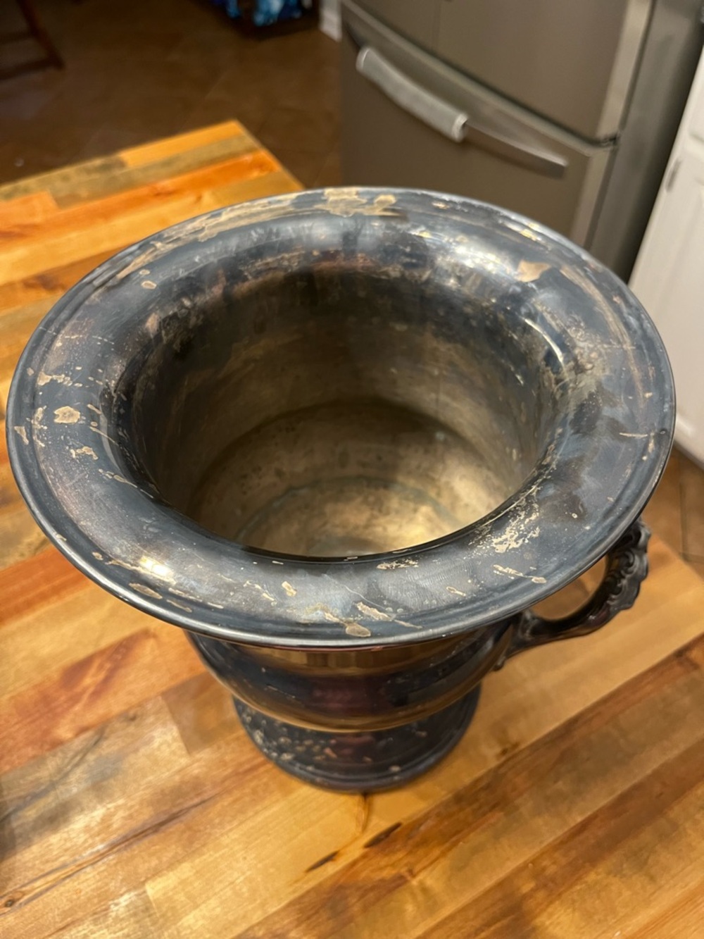 Vintage Silver Plated Champagne Ice Bucket - Engraved Award Trophy - Picture 3 of 7